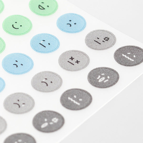 Midori Sticker 2388 Feeling Face, Midori, Sticker for Schedule Planner, midori-sticker-2388-feeling-face, , Cityluxe