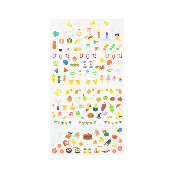 Load image into Gallery viewer, Midori Sticker 2392 Season Food, Midori, Sticker for Schedule Planner, midori-sticker-2392-season-food, , Cityluxe
