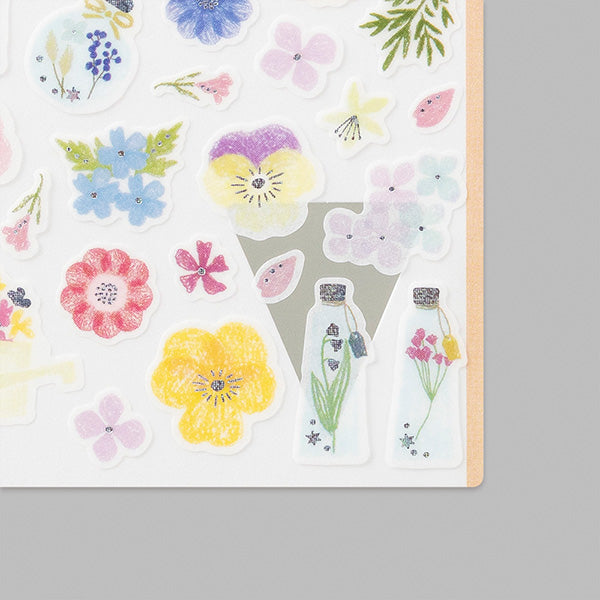 Midori Sticker 2453 Marché Pressed Flower — detail view