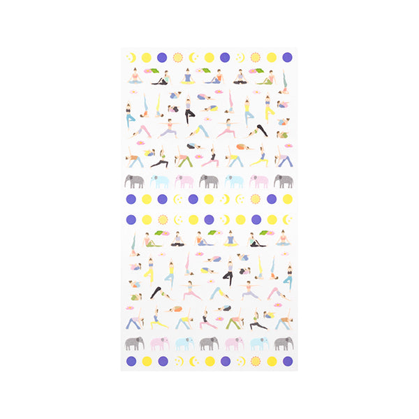 Midori Sticker Achievement Yoga — side view