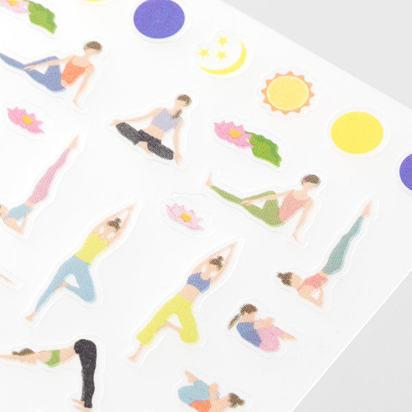 Midori Sticker Achievement Yoga — detail view