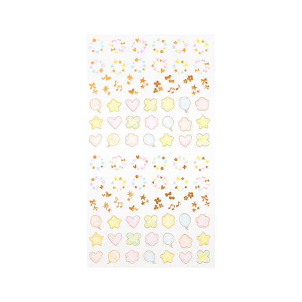 Midori Sticker Date Twinkling Pastel, Midori, Sticker for Schedule Planner, midori-sticker-date-twinkling-pastel, , Cityluxe
