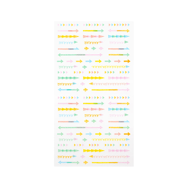 Midori Sticker Plan Arrow Pastel, Midori, Sticker for Schedule Planner, midori-sticker-plan-arrow-pastel, , Cityluxe