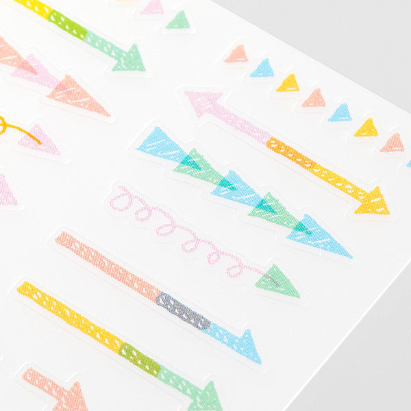 Midori Sticker Plan Arrow Pastel — detail view