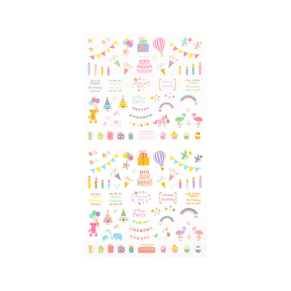 Midori Sticker Anniversary Birthday, Midori, Sticker, midori-sticker-anniversary-birthday, , Cityluxe