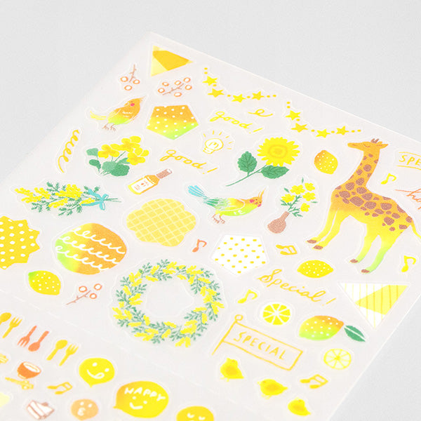 Midori Sticker 2559 Color Yellow — detail view