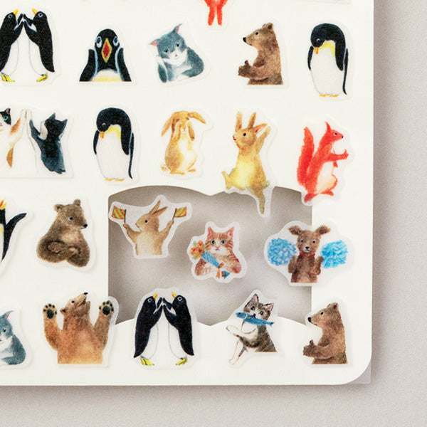 Midori Sticker Daily Records Animal Feelings, Midori, Sticker, midori-sticker-daily-records-animal-feelings, , Cityluxe