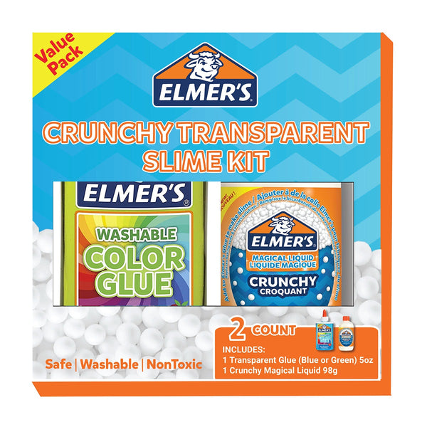 画像をギャラリービューアに読み込む, Elmers Crunchy Transparent Slime Kit, Elmer&#39;s, Gift Set, elmers-crunchy-transparent-slime-kit, , Cityluxe
