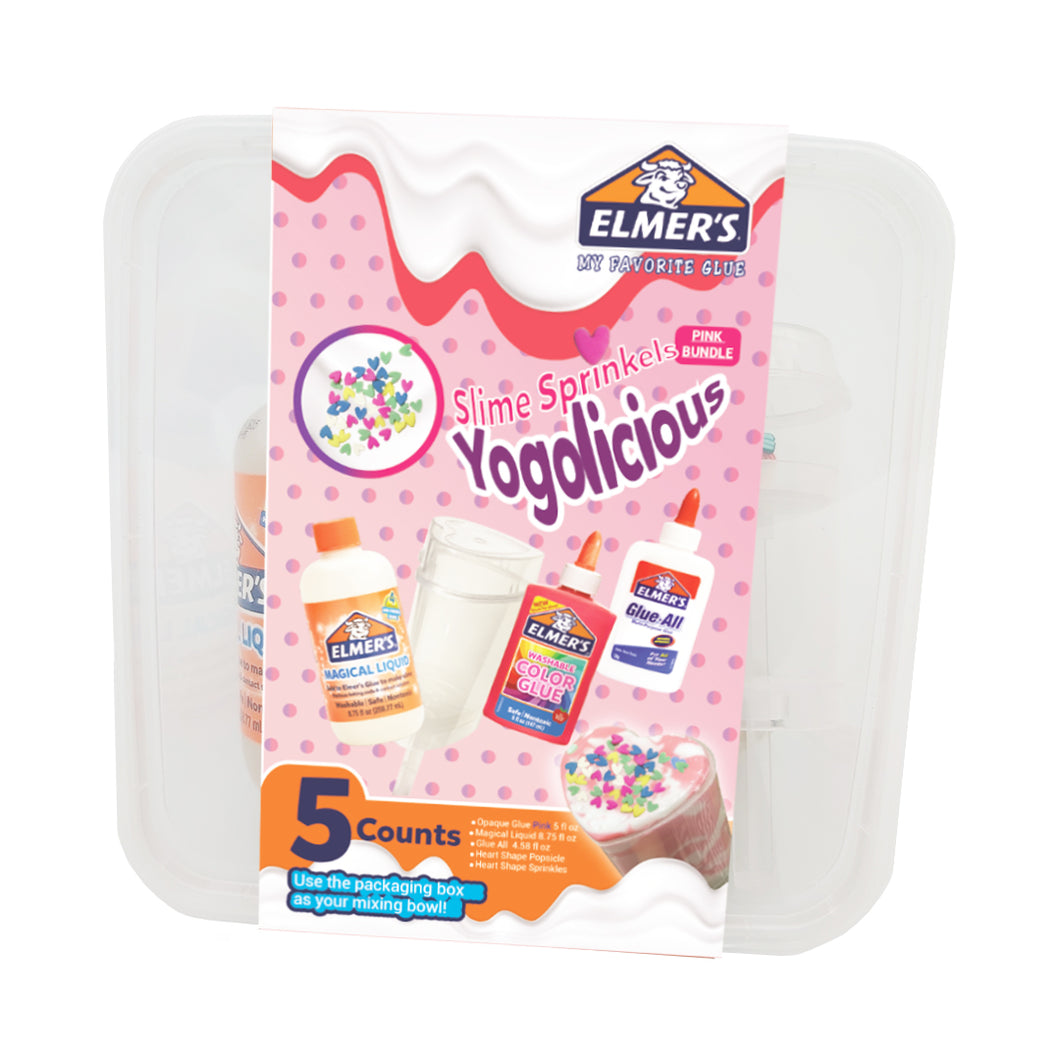Elmer's Sprinkle Yogolicious Pink Slime Kit, Elmer's, Slime, elmers-sprinkle-yogolicious-pink-slime-kit, , Cityluxe