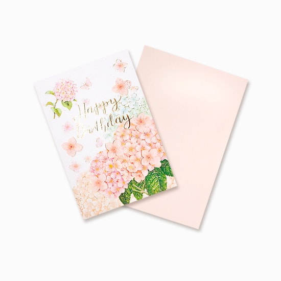 D'Won Card Happy Birthday Hydrangea, D'Won, Greeting Cards, dwon-card-happy-birthday-hydrangea, , Cityluxe