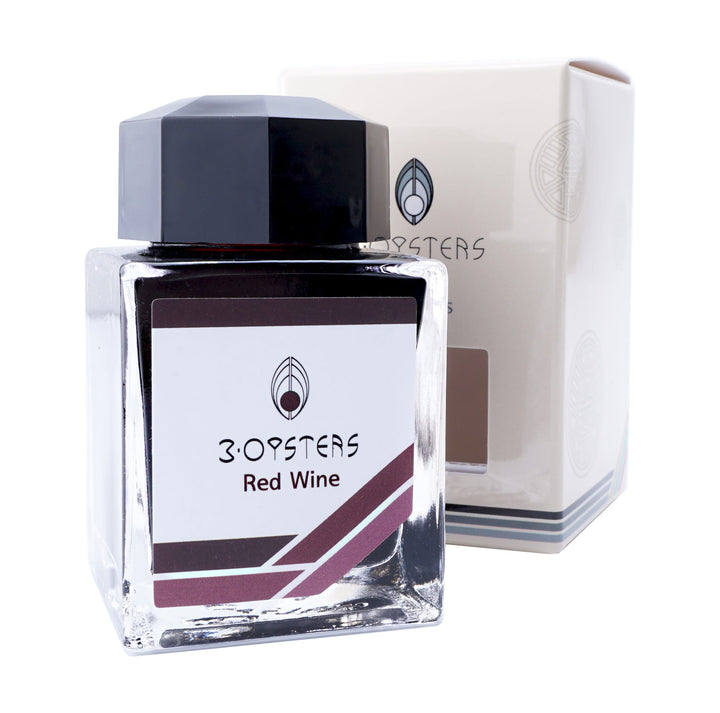 3 Oysters Delicious 38ml Ink Bottle Red Wine, 3 Oysters, Ink Bottle, oysters-delicious-30ml-ink-bottle-red-wine, 3 Oysters I.COLOR.U, Ink &amp; Refill, Ink bottle, Pen Lovers, Red, Cityluxe