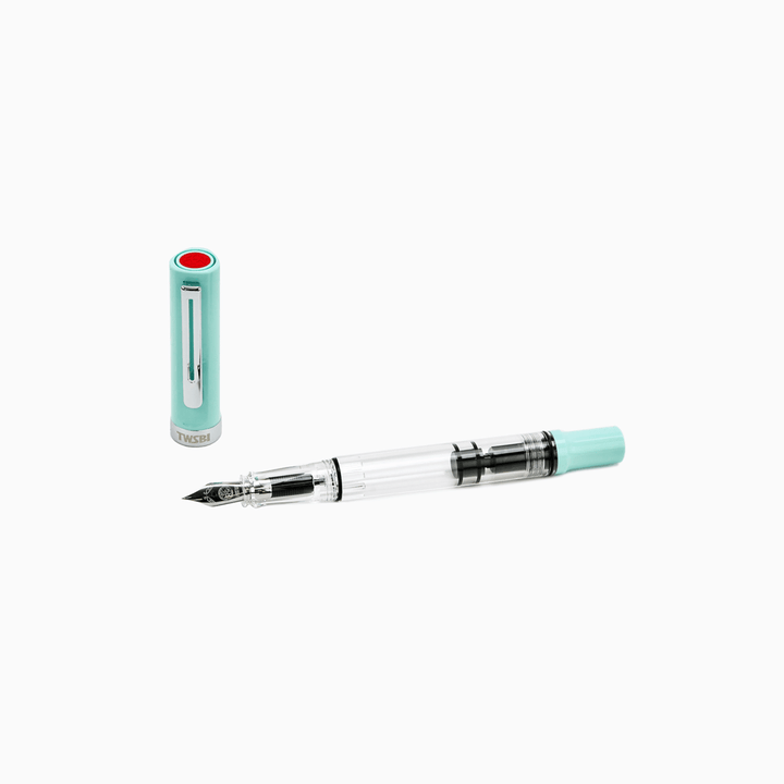 TWSBI ECO-T Fountain Pen Mint Blue, TWSBI, Fountain Pen, twsbi-eco-t-fountain-pen-mint-blue, Blue, can be engraved, Clear, demonstrator, TWSBI Eco-T, Cityluxe