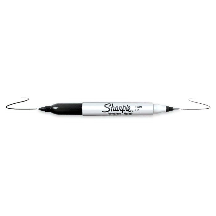 Sharpie Twin Tip Permanent Marker (Pack of 2) — detail view