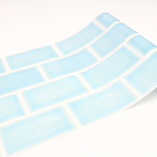 Load image into Gallery viewer, MT Casa Fleece 230mm (5m Length) Tile Blue, MT Tape, Washi Tape, mt-casa-fleece-230mm-5m-length-tile-blue, , Cityluxe
