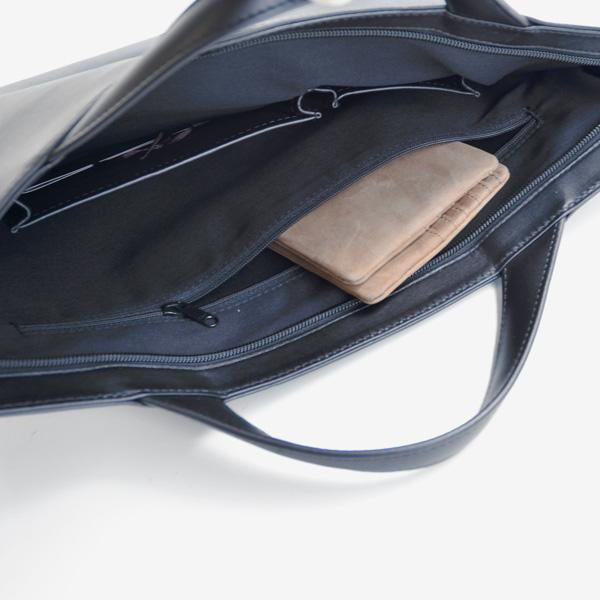 Trion AA115 13" Leather Bag Black, Trion, Briefcase, 13-leather-laptop-bag-black-aa115, Black, Cityluxe