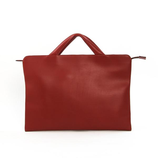 将图片加载到图库查看器，Trion AA115 13&quot; Leather Bag Brandy, Trion, Briefcase, trion-aa115-leather-bag, Red, Cityluxe
