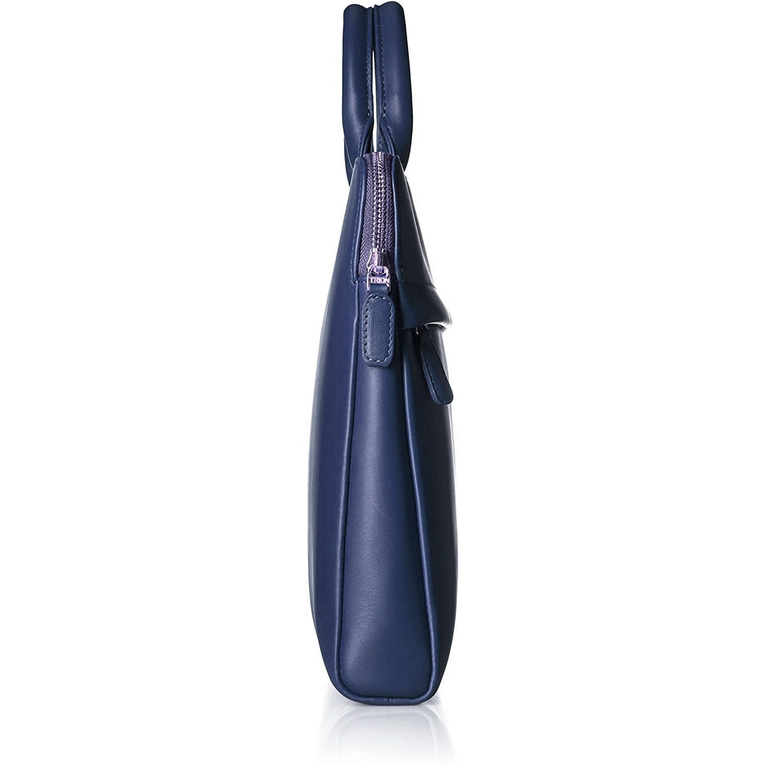 Trion AA112 13" Leather Bag Navy — detail view