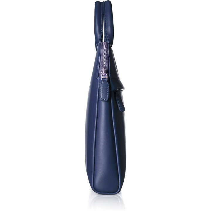 Trion AA112 13" Leather Bag Navy — detail view