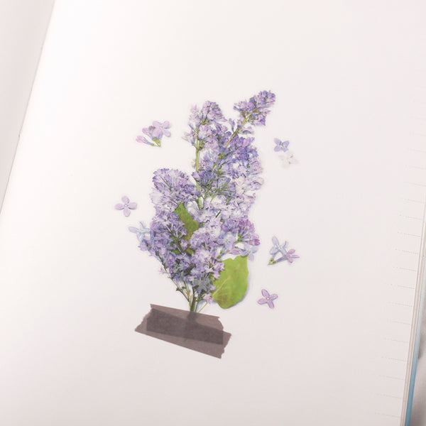 将图片加载到图库查看器，Appree Pressed Flower Sticker Lilac, Appree, Sticker, appree-pressed-flower-sticker-lilac, Purple, Cityluxe
