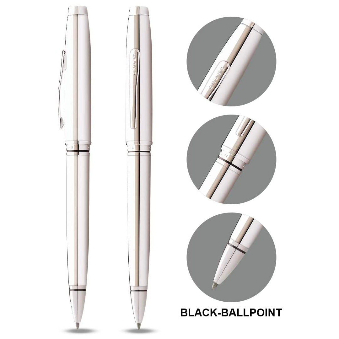 Cross Coventry Ballpoint Lustrous Chrome, Cross, Ballpoint Pen, cross-coventry-ballpoint-lustrous-chrome, , Cityluxe