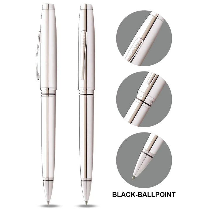 Cross Coventry Ballpoint Lustrous Chrome, Cross, Ballpoint Pen, cross-coventry-ballpoint-lustrous-chrome, , Cityluxe