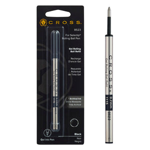 Cross Selectip Gel Rollerball Pen Refill Black, Cross, Refill, cross-selectip-gel-rollerball-pen-refill-black, , Cityluxe