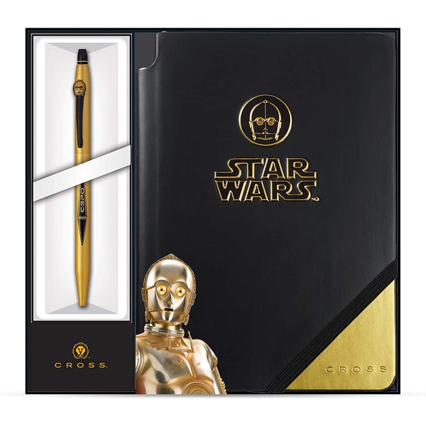 Load image into Gallery viewer, Cross Click Star Wars C-3Po Rollerball Pen With Jot Zone Journal Gift Set, Cross, Gift Set, cross-click-star-wars-c-3po-rollerball-pen-with-jot-zone-journal-gift-set, , Cityluxe
