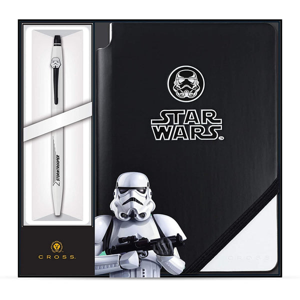 Load image into Gallery viewer, Cross Click Star Wars Stormtrooper Rollerball Pen With Jot Zone Journal Gift Set, Cross, Gift Set, cross-click-star-wars-stormtrooper-rollerball-pen-with-jot-zone-journal-gift-set, , Cityluxe
