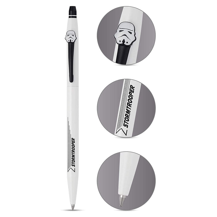 Cross Click Star Wars Stormtrooper Rollerball Pen With Jot Zone Journal Gift Set, Cross, Gift Set, cross-click-star-wars-stormtrooper-rollerball-pen-with-jot-zone-journal-gift-set, , Cityluxe