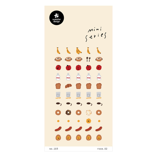 Load image into Gallery viewer, Suatelier Food.02 Sticker, Suatelier, Sticker, suatelier-food-02-sticker, , Cityluxe
