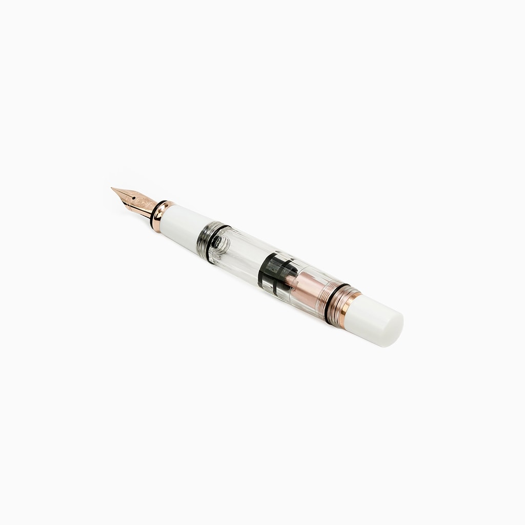 TWSBI Diamond Mini with Rose Gold Trim II Fountain Pen, TWSBI, Fountain Pen, pre-order-twsbi-diamond-mini-with-rose-gold-trim-ii-fountain-pen, can be engraved, Clear, Cityluxe