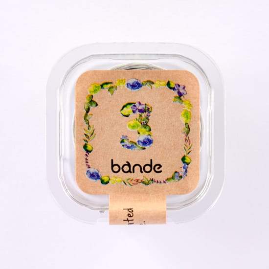 Load image into Gallery viewer, Bande Flower Number 3 Mini Washi Roll Sticker, Bande, Washi Roll Sticker, bande-flower-number-3-mini-washi-roll-sticker, 2019ss, number, Tape, Washi Tape, Cityluxe
