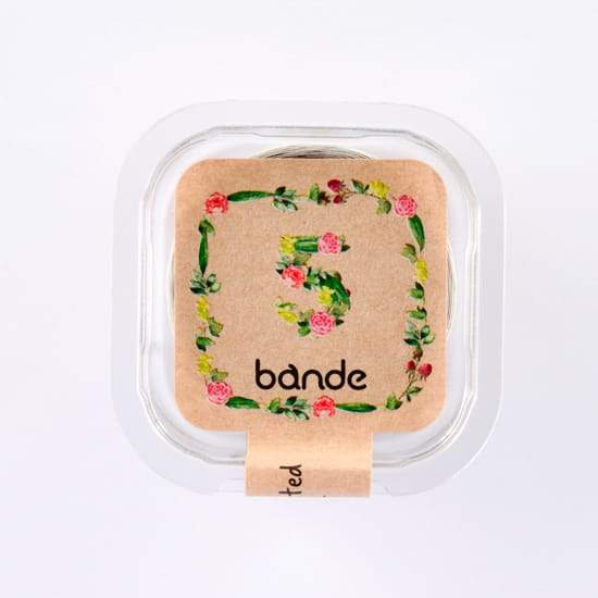 Load image into Gallery viewer, Bande Flower Number 5 Mini Washi Roll Sticker, Bande, Washi Roll Sticker, bande-flower-number-5-mini-washi-roll-sticker, 2019ss, number, Tape, Washi Tape, Cityluxe
