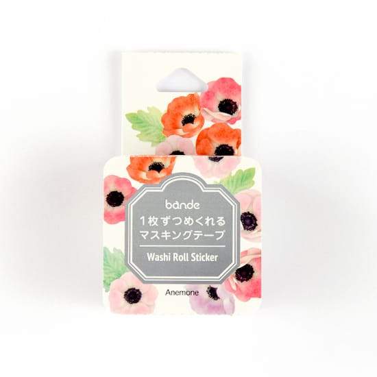 Load image into Gallery viewer, Bande Anemone Washi Roll Sticker, Bande, Washi Roll Sticker, bande-anemone-washi-roll-sticker, 2019ss, Tape, Washi Tape, Cityluxe
