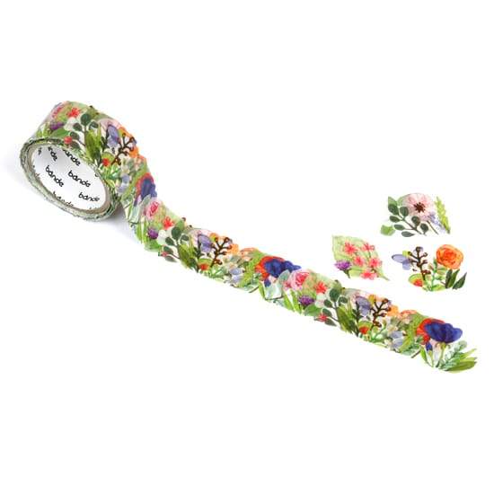 Load image into Gallery viewer, Bande Flower Wreath Washi Roll Sticker, Bande, Washi Roll Sticker, bande-flower-wreath-washi-roll-sticker, 2019ss, Tape, Washi Tape, Cityluxe
