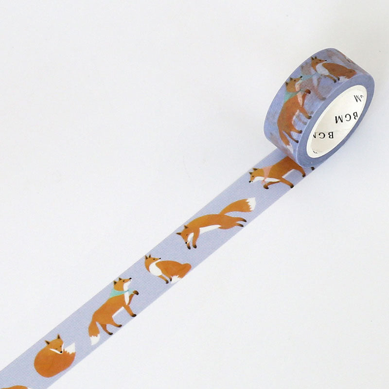 BGM Fox Washi Tape, BGM, Washi Tape, bgm-fox-washi-tape-bm-la023, For Crafters, washi tape, Cityluxe