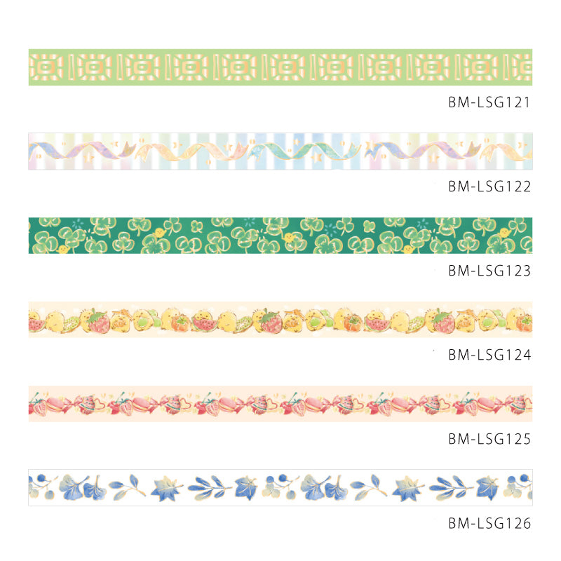BGM Green Pattern Masking Tape, BGM, Masking Tape, bgm-green-pattern-masking-tape, BGM, Green, Masking Tape, New November, Cityluxe