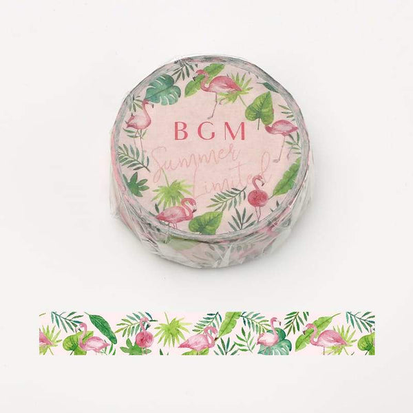 Load image into Gallery viewer, BGM Flamingo Washi Tape, BGM, Washi Tape, bgm-flamingo-washi-tape, , Cityluxe
