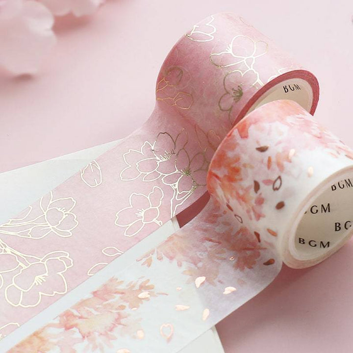 BGM Flying Flower Masking Tape — with packaging