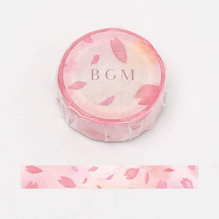 BGM Flying Flower Masking Tape — roll front