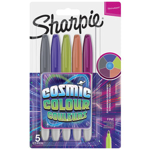 Sharpie® Cosmic Colour Permanent Marker, Sharpie, Marker, sharpie-ultra-fine-cosmic-colour-set-of-12, Multicolour, Cityluxe