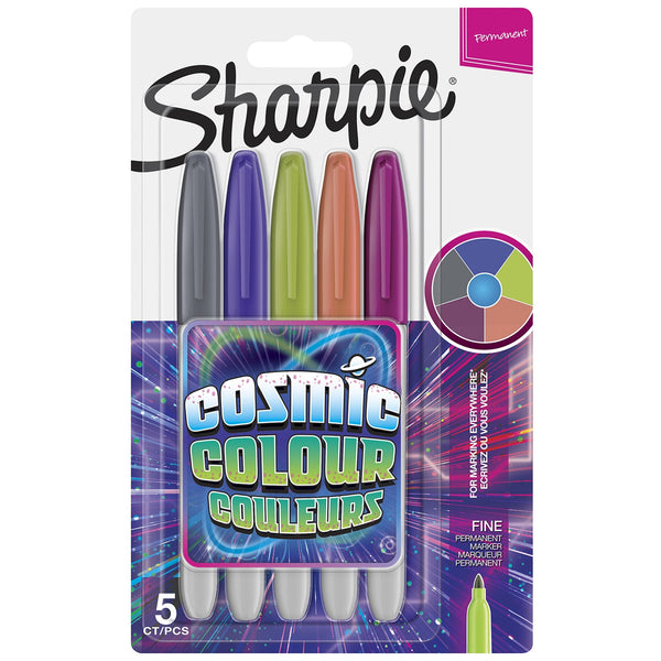 将图片加载到图库查看器，Sharpie® Cosmic Colour Permanent Marker, Sharpie, Marker, sharpie-ultra-fine-cosmic-colour-set-of-12, Multicolour, Cityluxe
