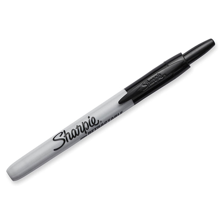 Sharpie Retractable Permanent Marker Set of 2 — side view