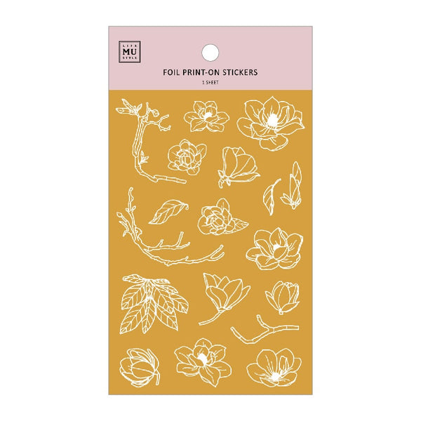 Load image into Gallery viewer, MU Craft Foil Print-On Sticker Botanical 004, MU Craft, Print-On Sticker, mu-craft-foil-print-on-sticker-botanical-004, , Cityluxe

