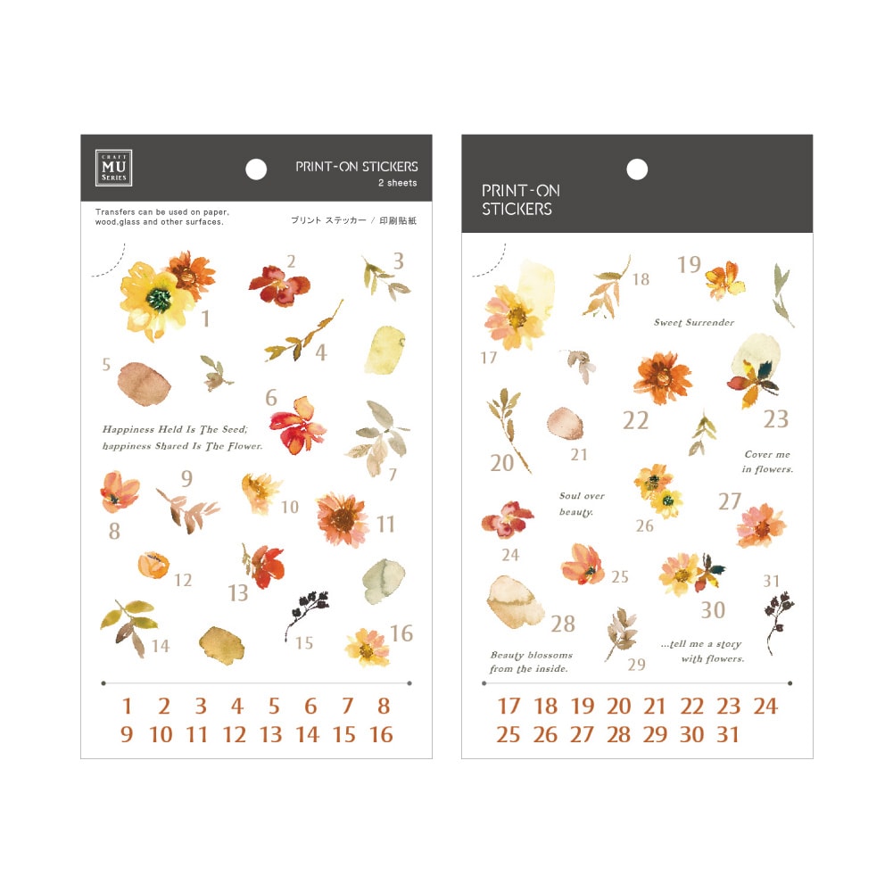 MU Craft Print-On Sticker Dates 167, MU Craft, Print-On Sticker, mu-craft-print-on-sticker-dates-167, , Cityluxe