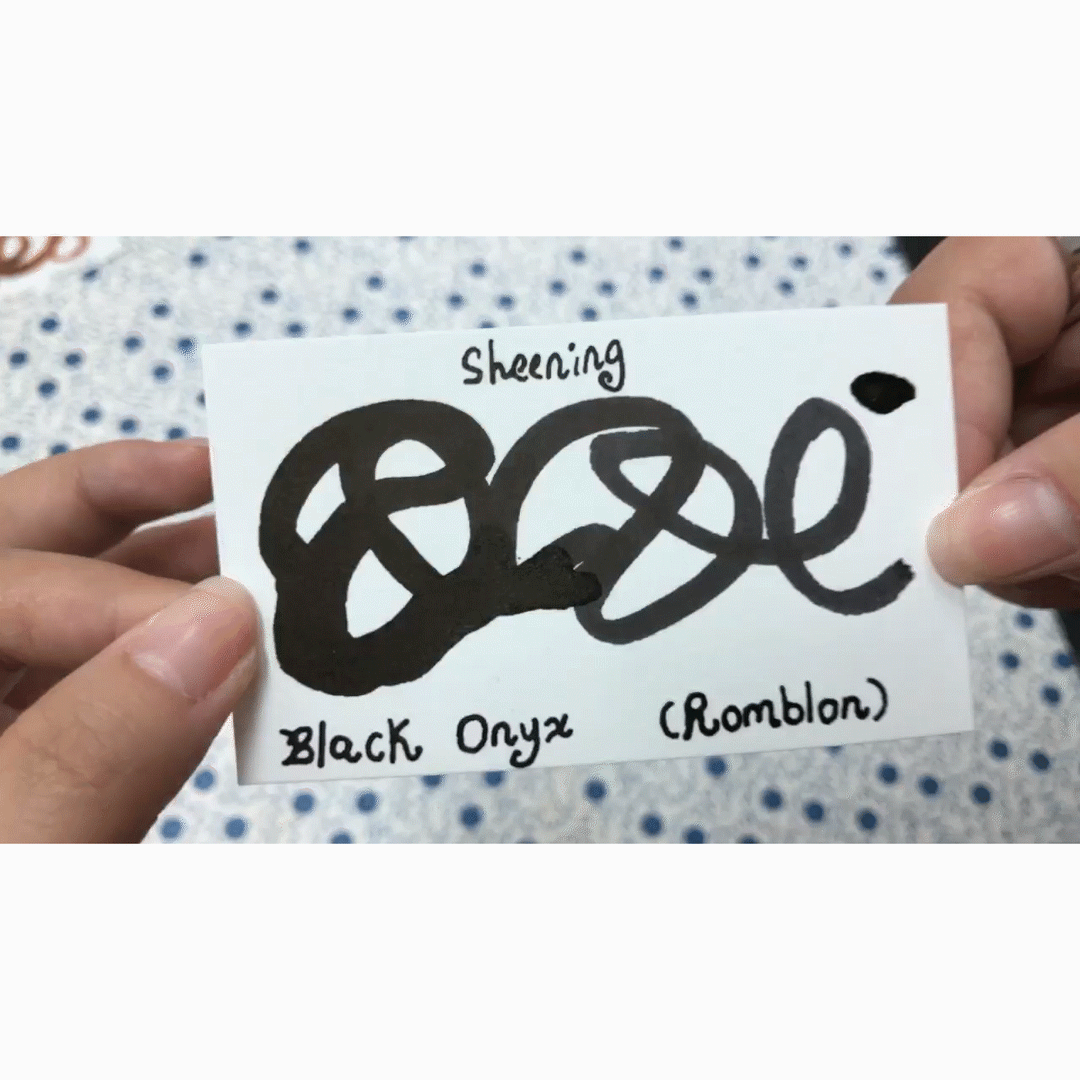 Vinta Inks 30ml Ink Bottle Black Onyx (Romblon 1582), Vinta Inks, Ink Bottle, vinta-inks-30ml-ink-bottle-black-onyx-romblon-1582, Black, Inktober22, sheening, Cityluxe