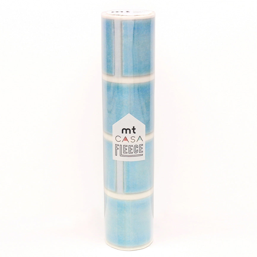 MT Casa Fleece 230mm (5m Length) Tile Blue, MT Tape, Washi Tape, mt-casa-fleece-230mm-5m-length-tile-blue, , Cityluxe