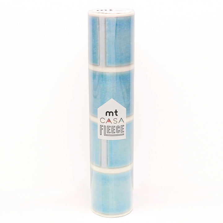 MT Casa Fleece 230mm (5m Length) Tile Blue, MT Tape, Washi Tape, mt-casa-fleece-230mm-5m-length-tile-blue, , Cityluxe