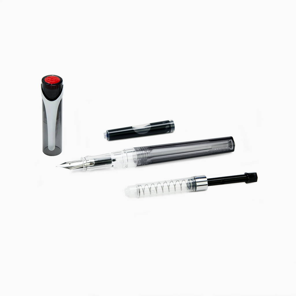 TWSBI SWIPE Fountain Pen Smoke — flat lay