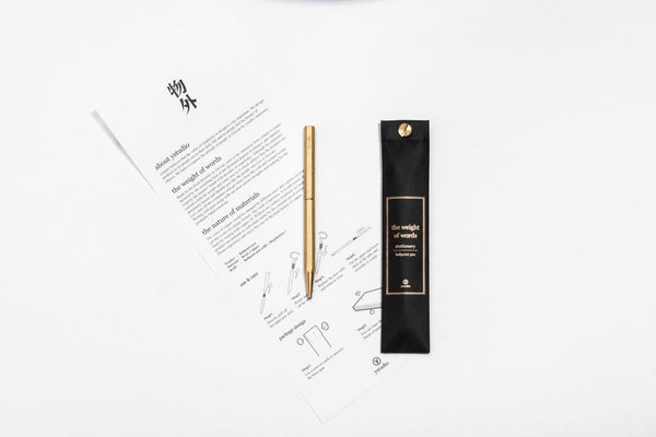 画像をギャラリービューアに読み込む, Ystudio Classic Ballpoint Pen (twist), Ystudio, Ballpoint Pen, ystudio-classic-ballpoint-pen, can be engraved, Gold, Cityluxe
